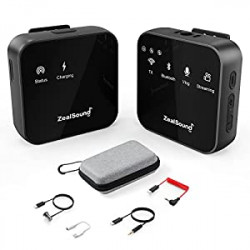 Wireless Lavalier Microphone,LED Screen,Bluetooth