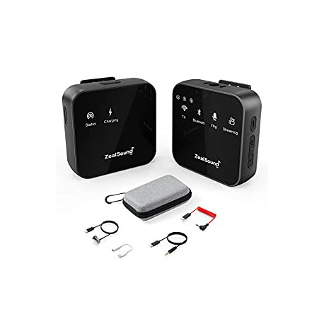 Wireless Lavalier Microphone,LED Screen,Bluetooth