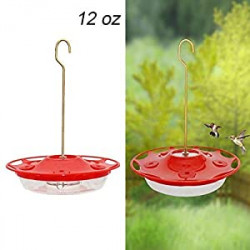 Pack 2 of Hanging Hummingbird Feeders (12 OZ)