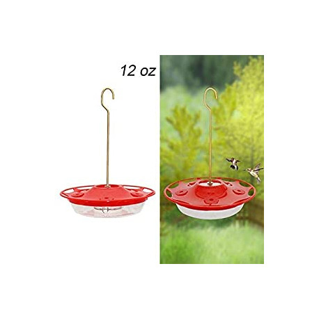 Pack 2 of Hanging Hummingbird Feeders (12 OZ)