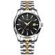Stainless Steel Watches for Men, Quartz 50 M Waterproof Watch