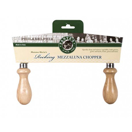 Stainless Steel Blade with Beechwood Handles, 9.5-Inch