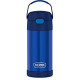 12 Ounce Stainless Steel Vacuum Insulated Kids Straw Bottle
