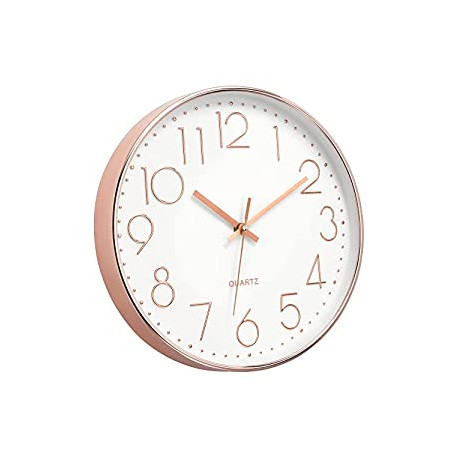 Modern Wall Clock 12 Inch Non-Ticking
