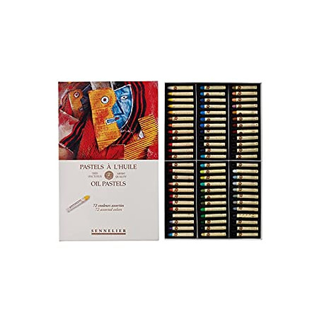 Oil Pastel Set, 72 Count (Pack of 1), Multicolor