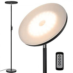 Lamp,30W/2400LM Sky LED Modern Torchiere 3 Color Temperatures