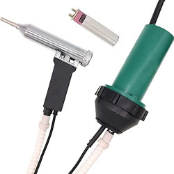 1080W Plastic Heat Welding Hot Air Torch Welding with Nozzle Hose Kit for Welding Machine, Adjustable Temperature