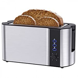 Toaster 4 Slice, Long Slot 2 Slice Toaster