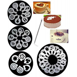 38 Coffee Decorating Stencils