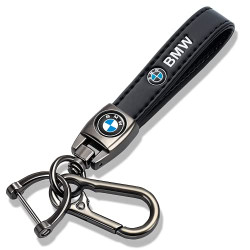 Leather Key Chain for BMW, Genuine Leather