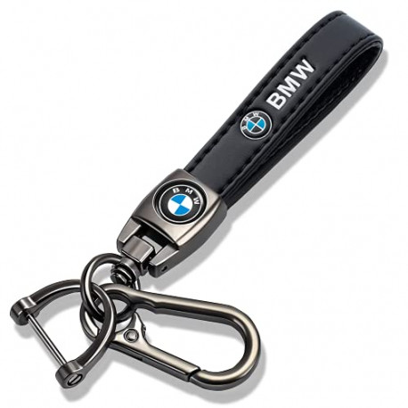 Leather Key Chain for BMW, Genuine Leather