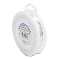 Silver Plated Tarnish Resistant Colored Copper Craft Wire, 26 Gauge / .41 mm