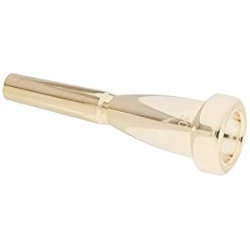 Gold Plated Rich Tone Bb 3C Trumpet Mouthpiece