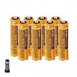 8 Pack 550mAh Nimh Rechargeable Battery