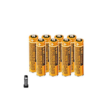 8 Pack 550mAh Nimh Rechargeable Battery