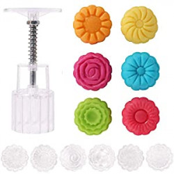 Mooncake Mold with 6 Stamps