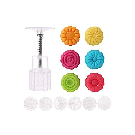 Mooncake Mold with 6 Stamps