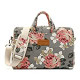 Grey Rose Pattern 15 inch Waterproof Laptop