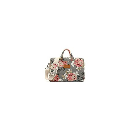 Grey Rose Pattern 15 inch Waterproof Laptop