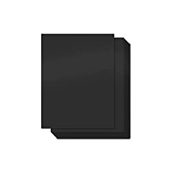Black Colored Cardstock Thick Paper 100 Sheets, Ohuhu 8.5" x 11"