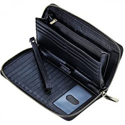 Womens Wallet Leather RFID Blocking Purse Credit Card Clutch