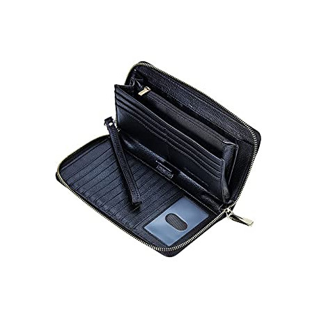 Womens Wallet Leather RFID Blocking Purse Credit Card Clutch