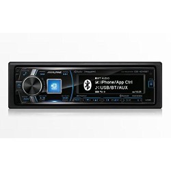 Alpine CDE-HD149BT Single-Din Bluetooth Car Stereo with HD Radio