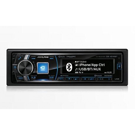Alpine CDE-HD149BT Single-Din Bluetooth Car Stereo with HD Radio
