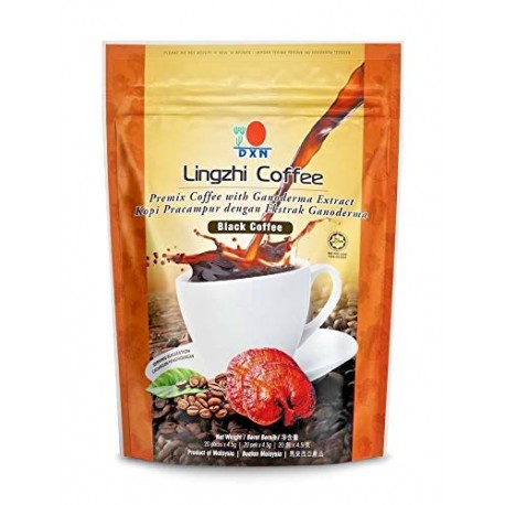 4 Packs DXN Lingzhi Black Coffee
