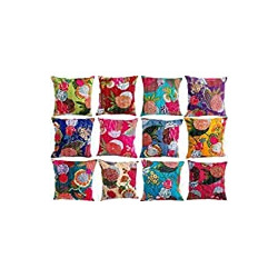 18X18 Indian Ethnic Bohemian Set of 5 Decorative