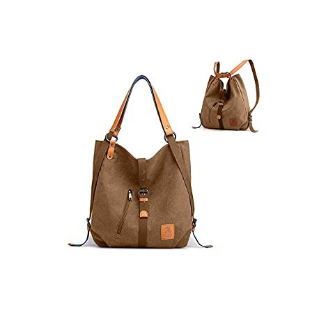 3 ways Women Canvas Purses Handbags Totes Shoulder Bag