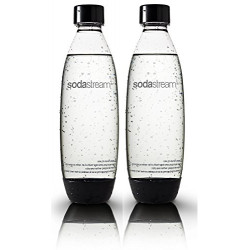 Pack 3 of 2 Pack Original Sodastream Source BLACK Carbonating Water Bottles 1 Liter