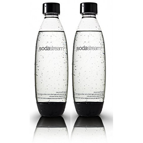 Pack 3 of 2 Pack Original Sodastream Source BLACK Carbonating Water Bottles 1 Liter