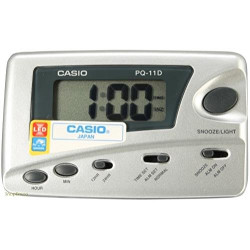 Casio Digital Traveler's Alarm Clock Snooze LED