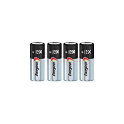 Energizer E90 Alkaline Batteries, 1.5V, LR1 N Size (Pack of 4)