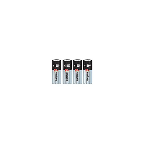 Energizer E90 Alkaline Batteries, 1.5V, LR1 N Size (Pack of 4)