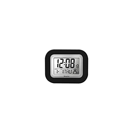 9 in. Digital Wall Clock, Gray