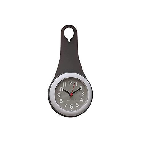 Bathroom Kitchen Mini Clock (Grey Clock Face)