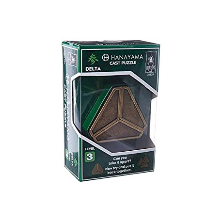 Delta Hanayama Cast Metal Brain Teaser Puzzle (Level 3)
