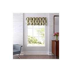 Decorative Window Treatment for Home Décor, 86" X 15", Pale Yellow
