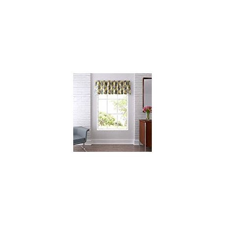 Decorative Window Treatment for Home Décor, 86" X 15", Pale Yellow