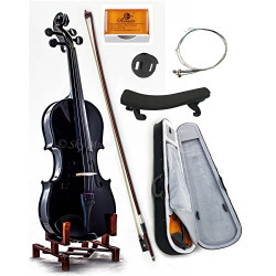 4/4 Full Size SKYVN201 Black Violin