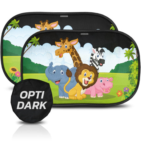 Car Sun Shade for Baby with Certified UV-Protection (2 Pack - 20"x12")