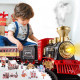 Train Set with Steam Locomotive Engine