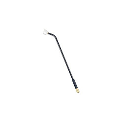 33-Inch Shower Wand with Shut off , Black