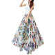 Women Floral Long Skirts Chiffon Summer
