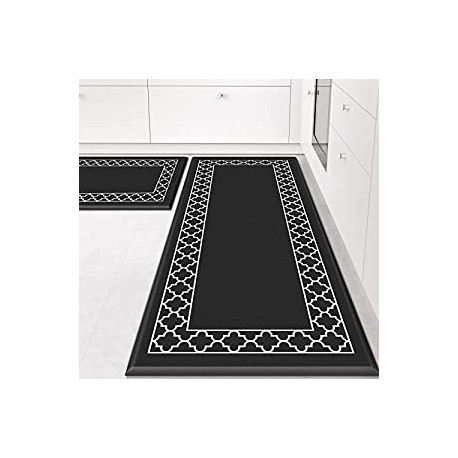 Kitchen Mat [2 PCS] Cushioned Anti-Fatigue Kitchen Rug Non Slip