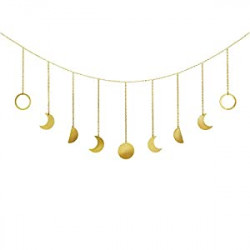 Pack 2 of Nursery Bedroom Livingroom Dorm Home Apartment, Christmas Birthday Party Gift, Gold, 50"