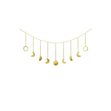 Pack 2 of Nursery Bedroom Livingroom Dorm Home Apartment, Christmas Birthday Party Gift, Gold, 50"