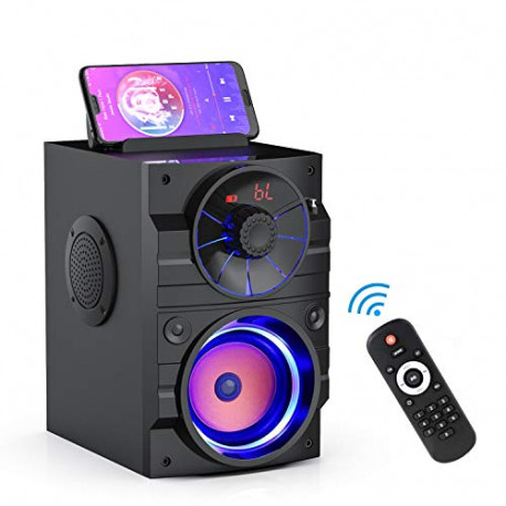 Portable Bluetooth Speakers with Light, Wireless Big Speakers